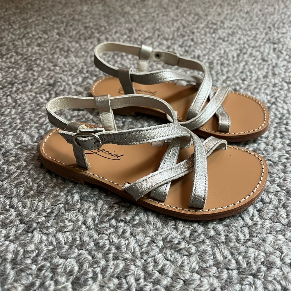 Bonpoint Metallica sandals NEW